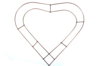 Flat Heart Metal Frame