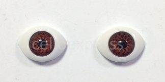 Pack of 1 Pair - 11mm Brown BJD Oval Eyes