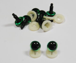 15mm Green Transparent Eyes