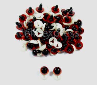 18mm Dark Amber Transparent Eyes