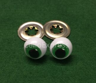 Frog Eyes with Metal Backs