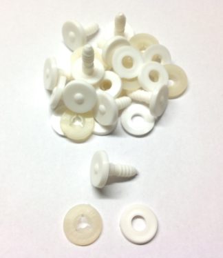 Pack of 10 - 20mm Thick White Animal Joints - 3 Part Joint Set