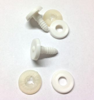Pack of 2 - 20mm Thick White Animal Joints - 3 Part Joint Set