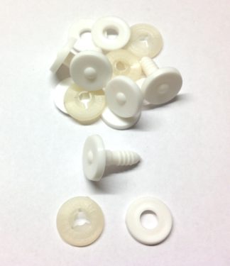 Pack of 5 - 20mm Thick White Animal Joints - 3 Part Joint Set
