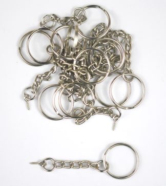 Pack of 10 - 20mm VALUE Platinum Rings with Screws