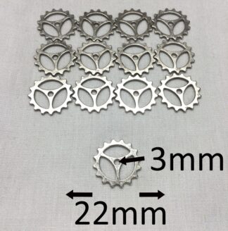 Antique Silver 22x2x3mm