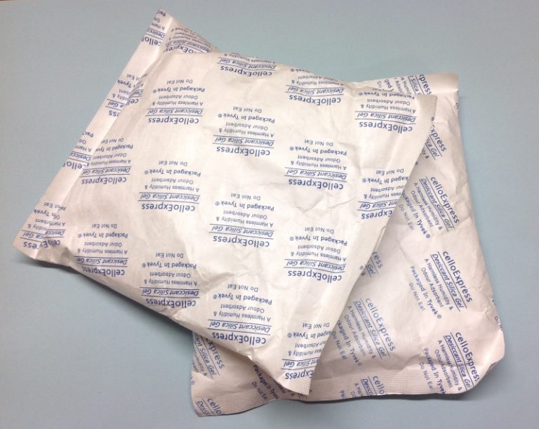 Silica Gel Pouches Pack of 2 250g Silica Gel Sachets in Tyvek Paper