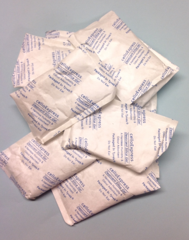 Silica Gel Pouches - Pack of 20 - 25g Silica Gel Sachets in Tyvek Paper ...