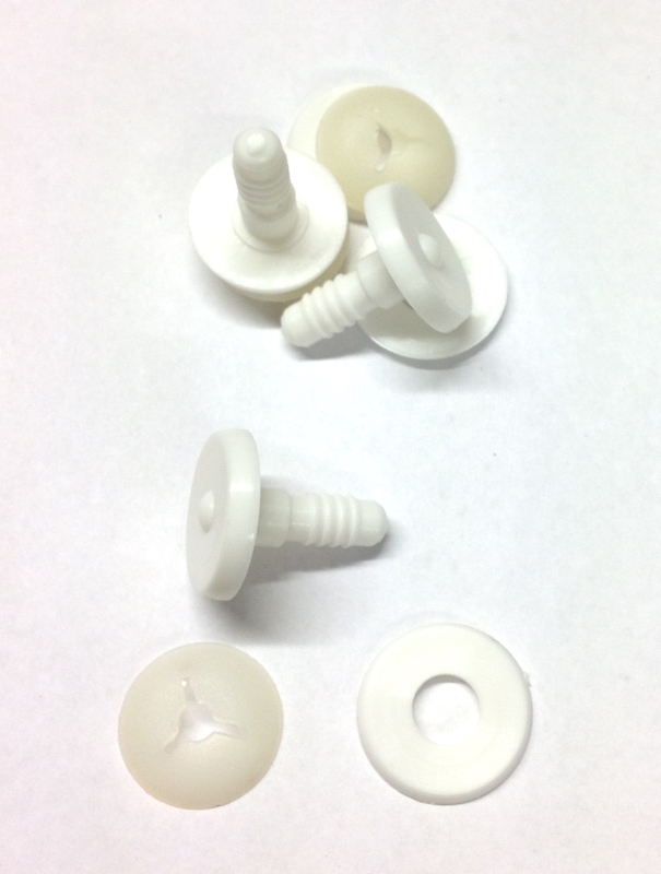 Pack of 3 - 25mm Thick White Animal Joints - 3 Part Joint Set