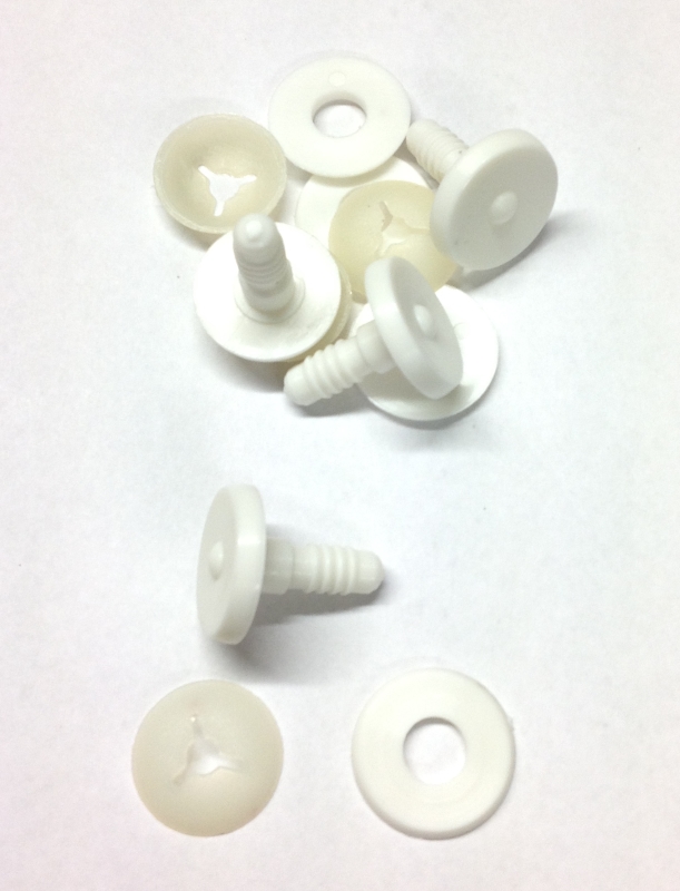 Pack of 4 - 25mm Thick White Animal Joints - 3 Part Joint Set