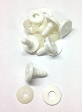 Pack of 5 - 25mm Thick White Animal Joints - 3 Part Joint Set