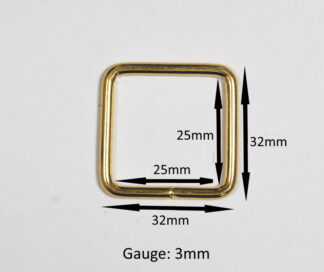 25mm Square Bag Buckles