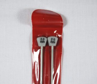 2mm - 35cm (14") Aluminium Single Pointed Sewing Knitting Needles