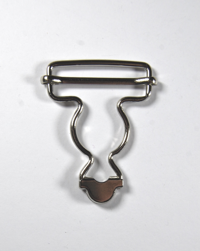 Pack of 5 Pairs - 32mm x 45mm Silver Dungaree Buckles