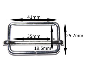 32.5mm Bag Strap Slide Adjusters