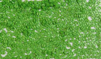 Pack of 100 Buttons - 3mm Circles - Green - Mini Doll Buttons for Dolls & Soft Toys Clothes