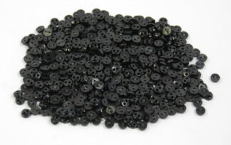 3mm Black Mini Doll Buttons