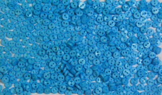 3mm L Blue Mini Doll Buttons