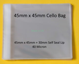 45mm x 45mm Cello Bag