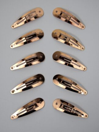 50mm Rose Gold Snap Clips With Hole