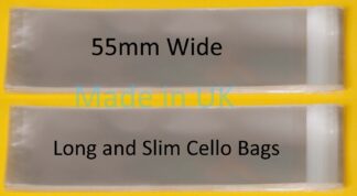 55mm Wide Cello Bags
