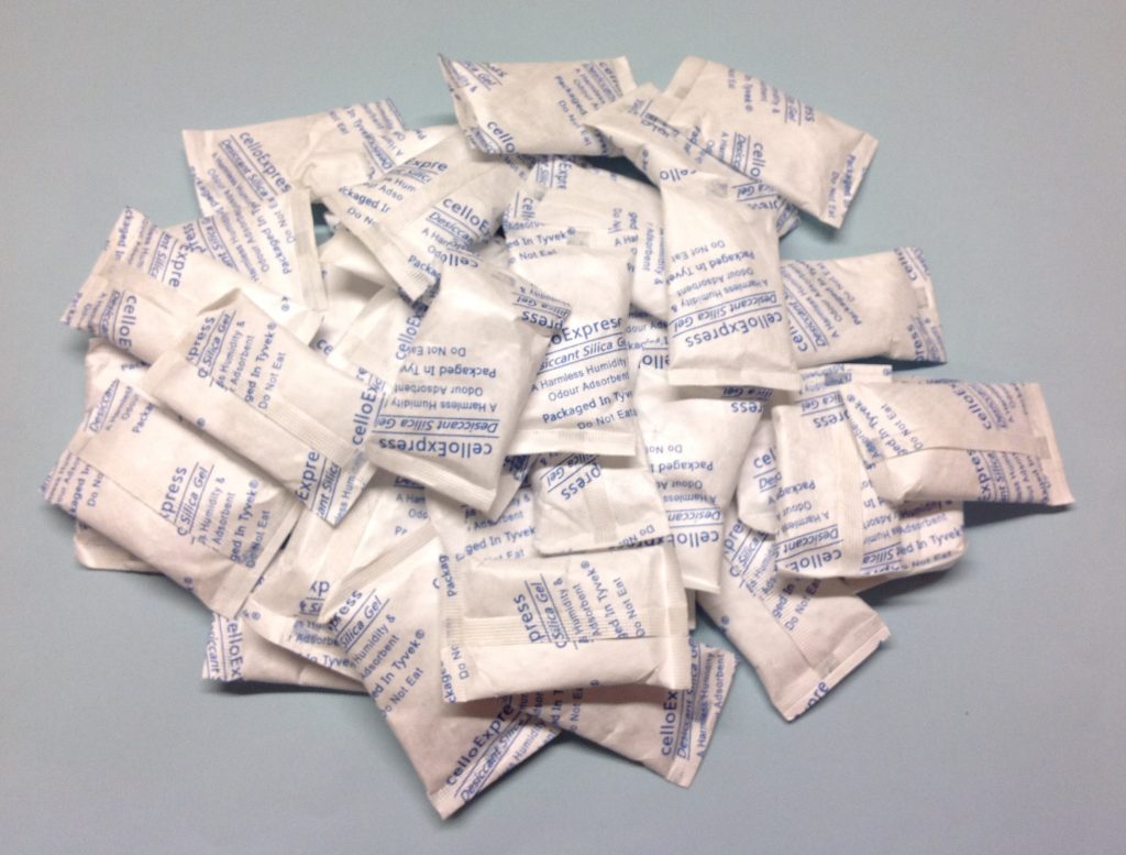 Silica Gel Pouches Pack of 50 5g Silica Gel Sachets in Tyvek Paper