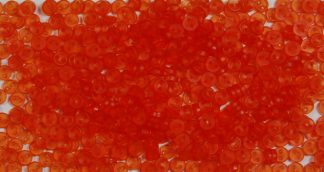 Pack of 100 Buttons - 5mm Circles - Transparent Orange - Mini Doll Buttons for Dolls & Soft Toys Clothes