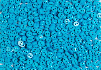 Mini Doll Buttons L Blue Circles