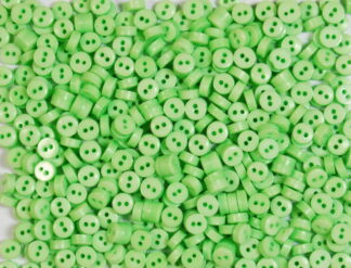 Mini Doll Buttons LGreen Circles