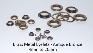 Brass Eyelets - Antique Bronze