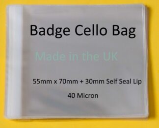 Badge Bag - 55mm x 70mm