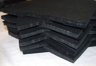 1 Sheet - Black - Self Adhesive - Craft Felt 9" Square