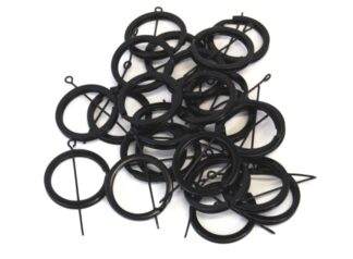 Black Flat Double Loops
