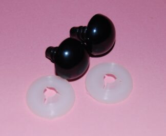 30mm Solid Black Dome Eyes