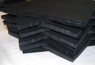 9" Black SA Felt Squares