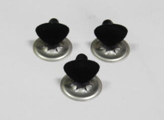 21mm Black Flock Noses