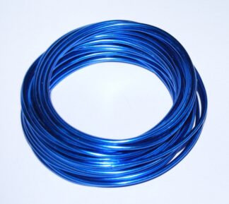 Pack of 1 - Royal Blue 3mm x 10m Aluminium Wire