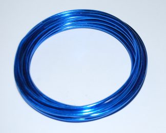 Pack of 1 - Royal Blue 3mm x 5m Aluminium Wire