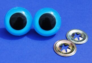 10.5mm Blue Metal Back Eyes