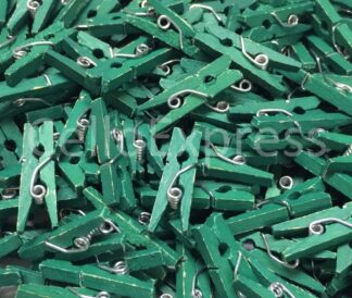 35mm Bottle Green Mini Pegs