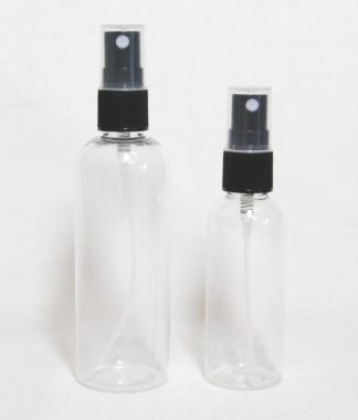 Pack of 1 - 50ml Black - Empty Spray Bottles - Make-up and Beauty - Choice of Colours and Sizes
