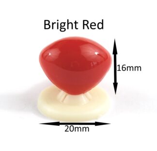20mmx16mm Bright Red Triangle