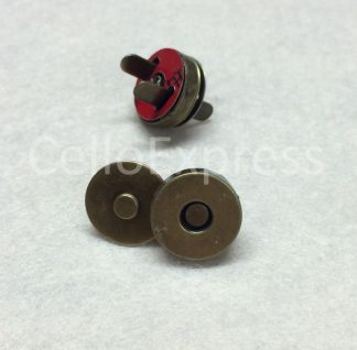 4mm x 14mm Antique Brass Normal Magnetic Snap Fasteners