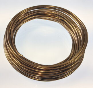 Pack of 1 - Brown 3mm x 10m Aluminium Wire
