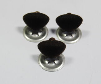 21mm Brown Flock Noses