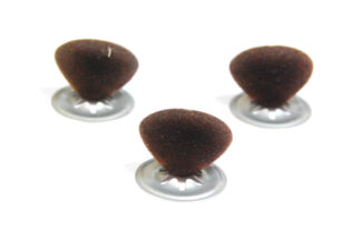 12mm Brown Flock Noses