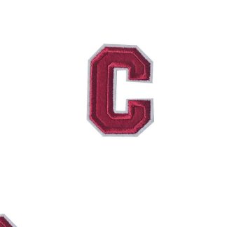 Pack of 2 Patches - C - Sew/Iron On Embroidered Patch