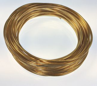 Pack of 1 - Champagne Yellow 3mm x 10m Aluminium Wire