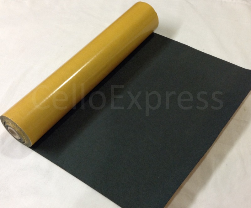 1/2m Charcoal - Self Adhesive Felt Rolls - 50cm x 45cm