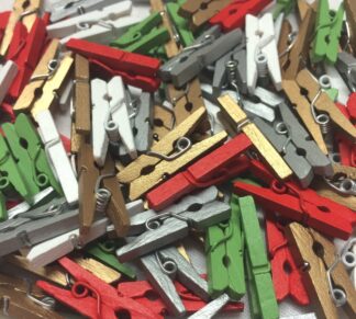 35mm Christmas Mix 2 Mini Pegs